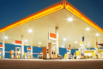 Image of a gas station and store for a blog post covering gas station mystery shopping.